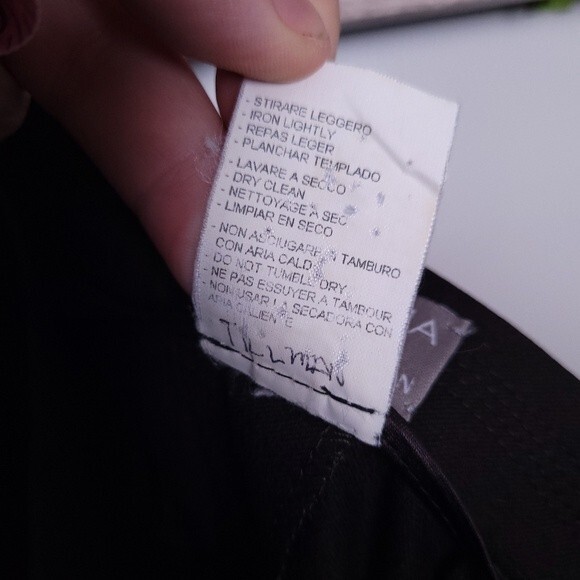 Agnona Designer Slacks Wool Cashmere Wide Flare Leg Brown Dress Pants Retro - Picture 11 of 11